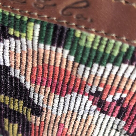 NENA & CO Bag Artisan Vintage Woven Clutch with Wrist Strap *EXCELLENT* - Picture 8 of 12